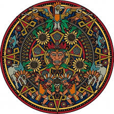 mandala azteca con girasoles dedicado al sol  Google  